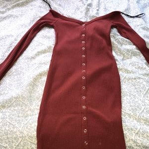 Tight Adorable Button Down Dress